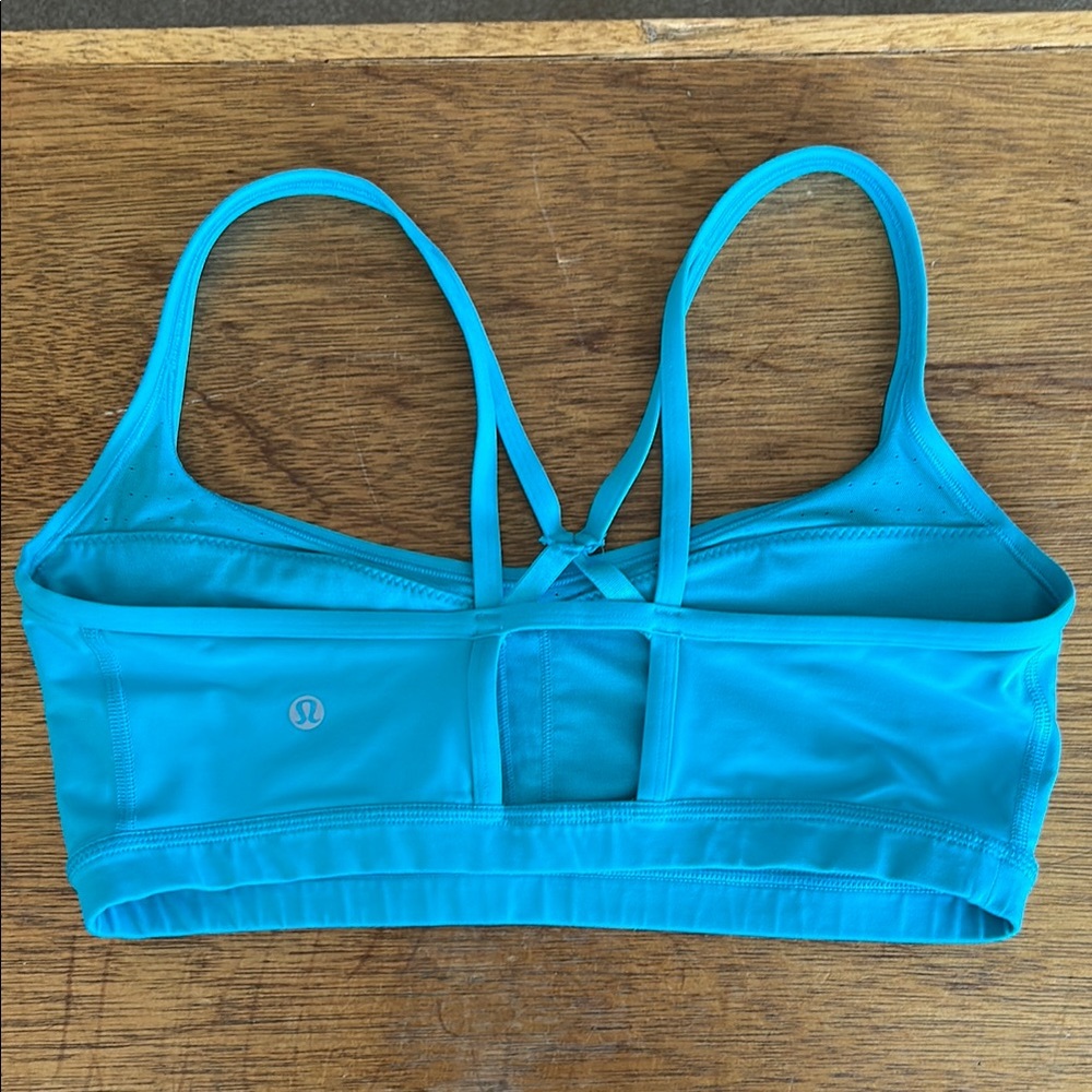 Lululemon Athletica Blue Racerback Sports Bra
